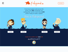 Tablet Screenshot of fishpond.ie